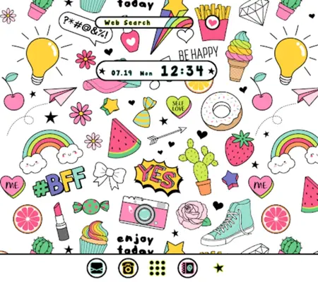 Cute Wallpaper Pop Art Theme android App screenshot 4